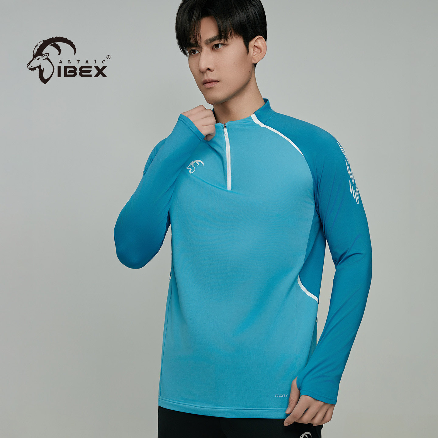 岩羚运动t恤男跑步外套训练服半拉链速干长袖秋冬健身上衣加厚,运动/瑜伽/健身/球迷用品,足球服,淘宝优惠券,粉丝福利购,淘宝优惠卷