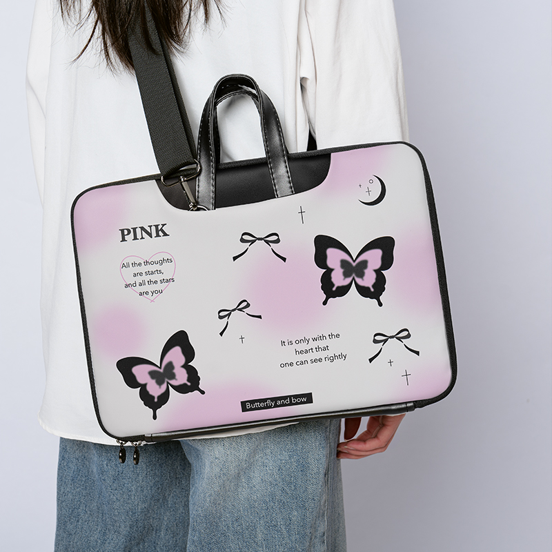 手提电脑包单肩斜挎包防水防摔