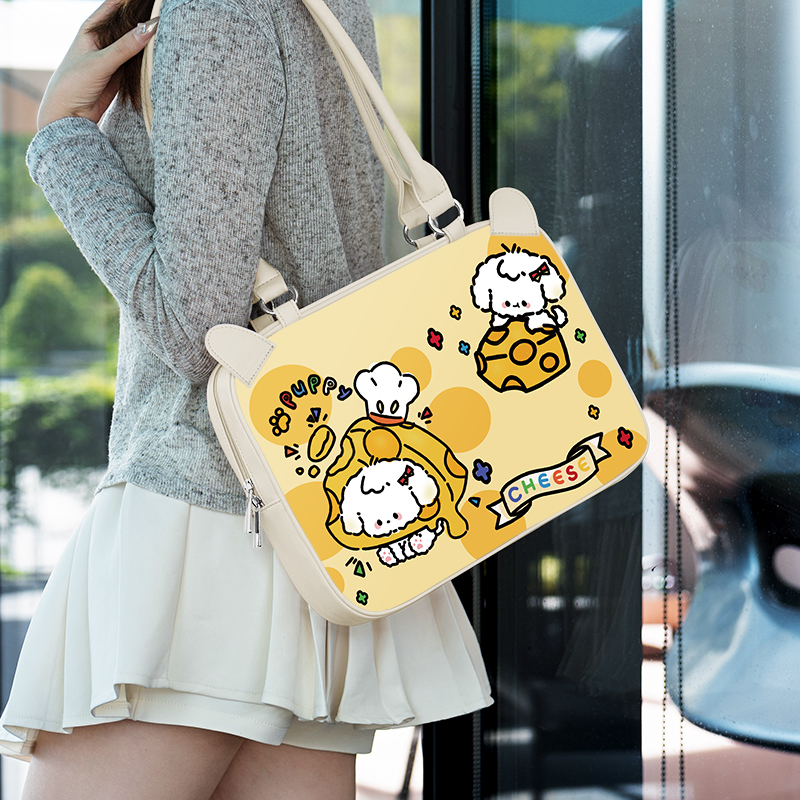 芝士狗防水电脑包手提收纳包防摔