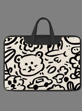 简约电脑包手提男女适用华为matebook14寸联想小新air13苹果macbookpro15.6戴尔游戏本16英寸华硕13.3笔记本