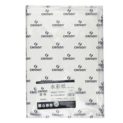 CANSON/康颂素描纸水彩纸半开