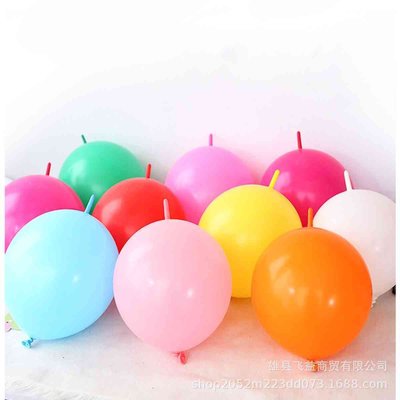 12寸尾巴气球装饰生日情人节求婚庆爱心造型针尾马卡龙色balloon