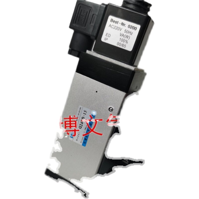 Q24DB-15二位五四通电控换向阀滑阀电磁阀怎么看?