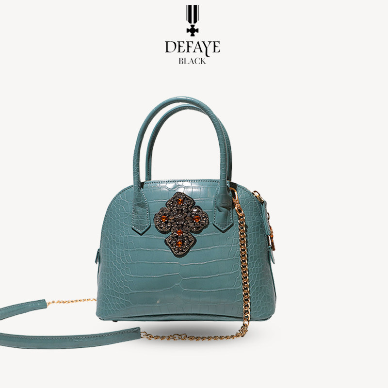 DEFAYE BLACK蒂妃电视剧同款明星同款小众设计师款贝壳型大号女包