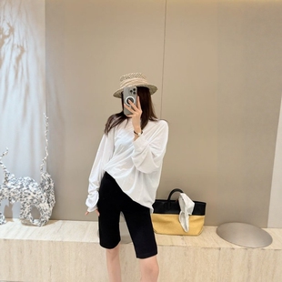 十三行摩登197高腰休闲简约五分裤 打底短裤 2K182 女2026夏新修身