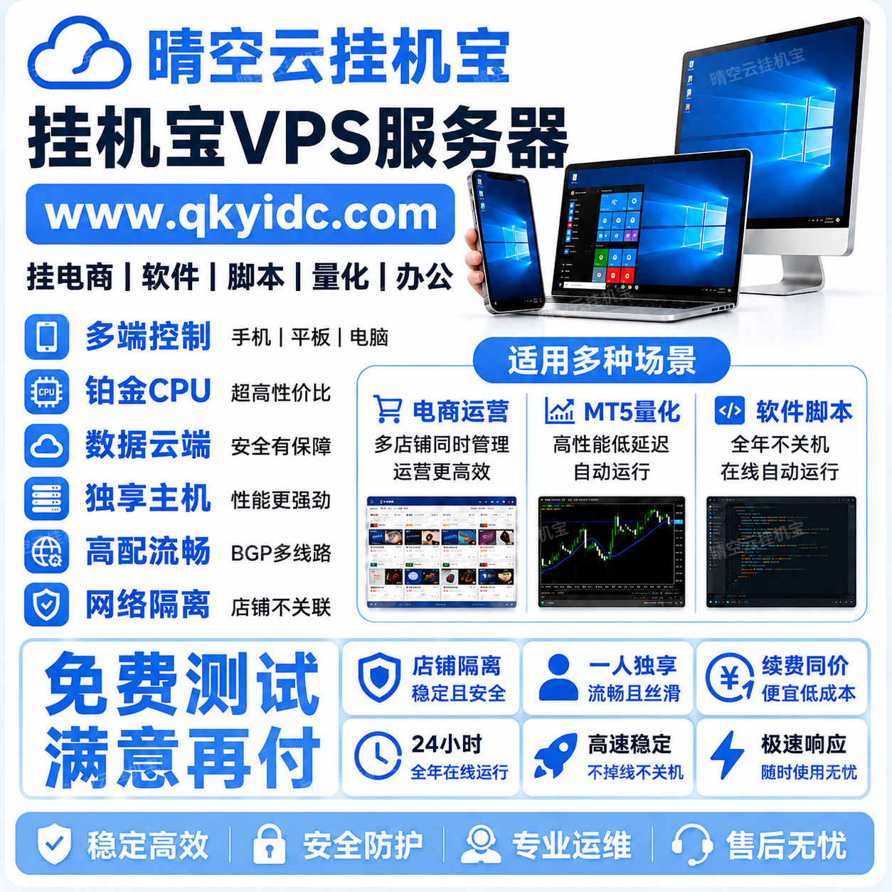 挂机宝云电脑出租远程桌面挂机电脑租赁挂电商机器人抖店千牛yy - 实物图
