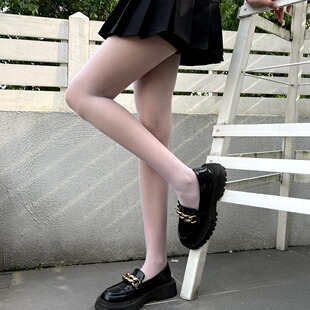 珞樱0813油亮0814超薄丝袜1D连裤袜T裆光滑一线性感脚尖透明【含