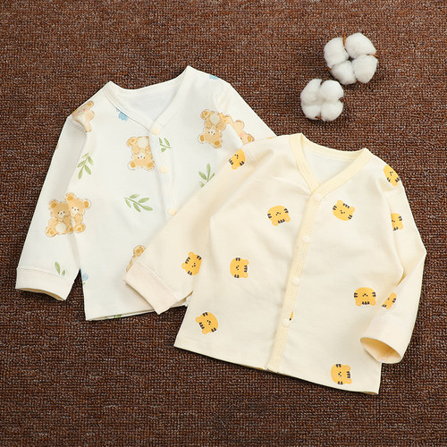 承承鹿婴儿纯棉秋衣A类无骨