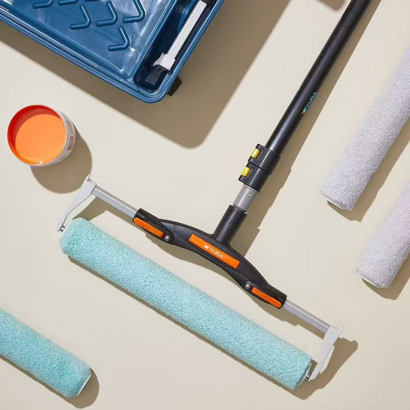 18英寸滚筒刷套装墙面大滚刷蛋壳光油漆毛刷纹理漆艺术漆托盘工具