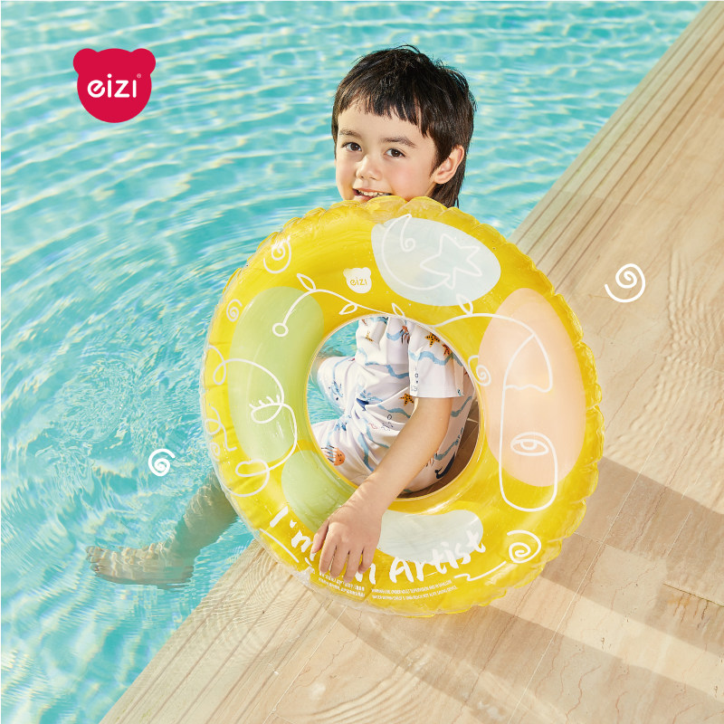 phao bơi cho bé 2m1 Vòng bơi trẻ em cho bé trai và bé gái, vòng nách dày dành cho người lớn dành cho người mới bắt đầu, vòng phao bơm hơi cho bé, phao cứu sinh chống lật phao bơi em bé phao bơi naturehike
