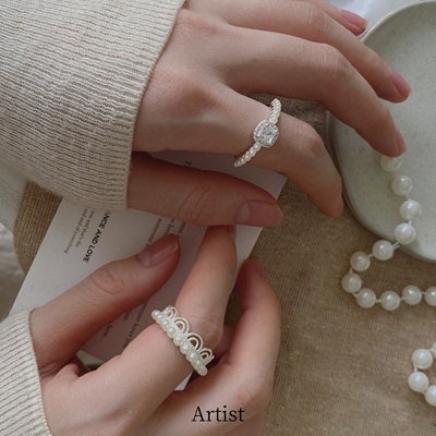 甜美高级感轻奢皇冠形开口可调节