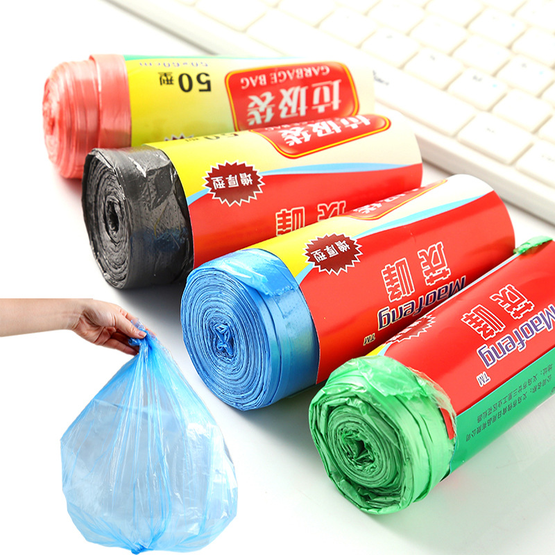 直销点断式黑色垃圾袋厨房酒店一次性加厚生活家居用品
