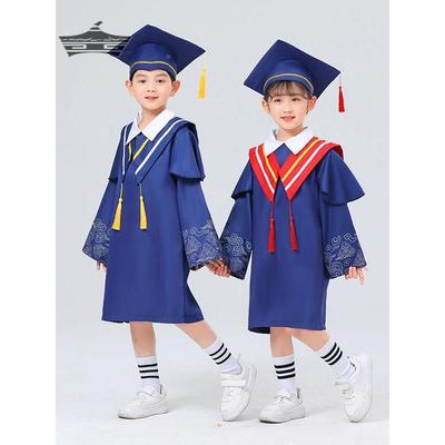 儿童博士服毕业礼服幼儿学士服小学幼稚园毕业袍幼儿园毕业照服装