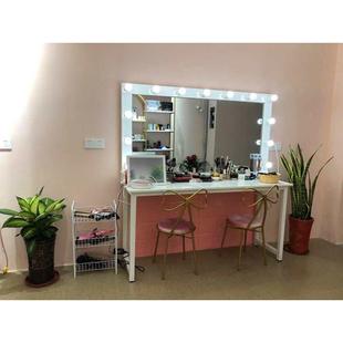培训化妆铁灯梳妆剧组艺彩妆带专业工作室镜台学校桌影楼化妆台