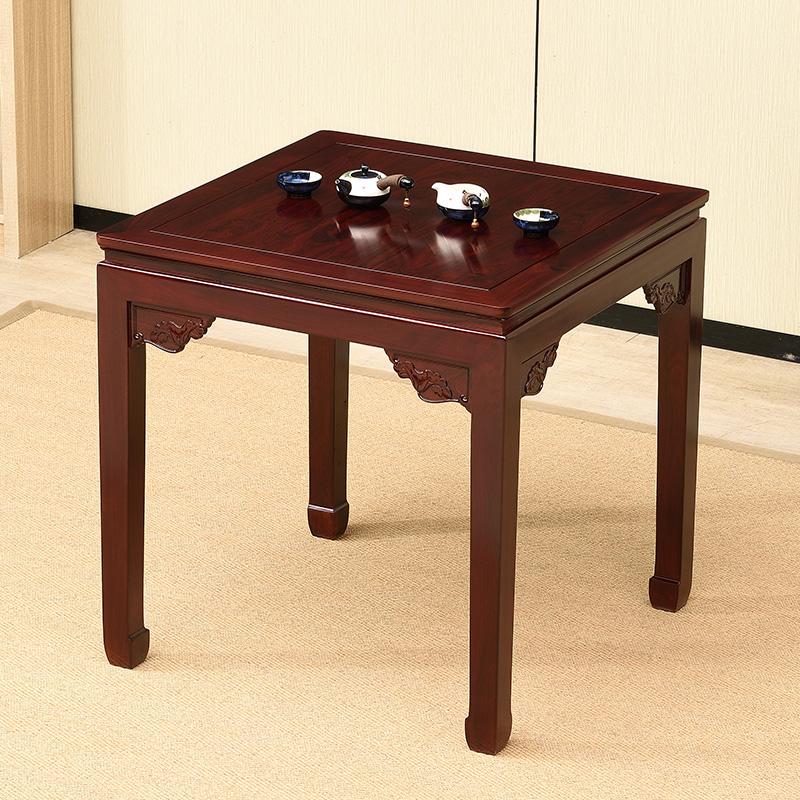 红木小方桌新中式实木四方桌棋牌桌小户型家用非洲酸枝木八仙桌