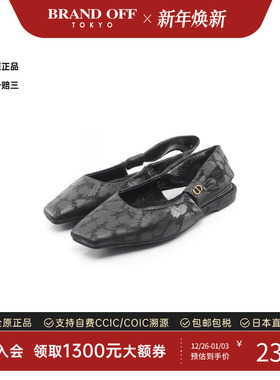 中古Dior迪奥女A级95新pumps高跟鞋帆布鞋黑色正品时尚BRANDOFF