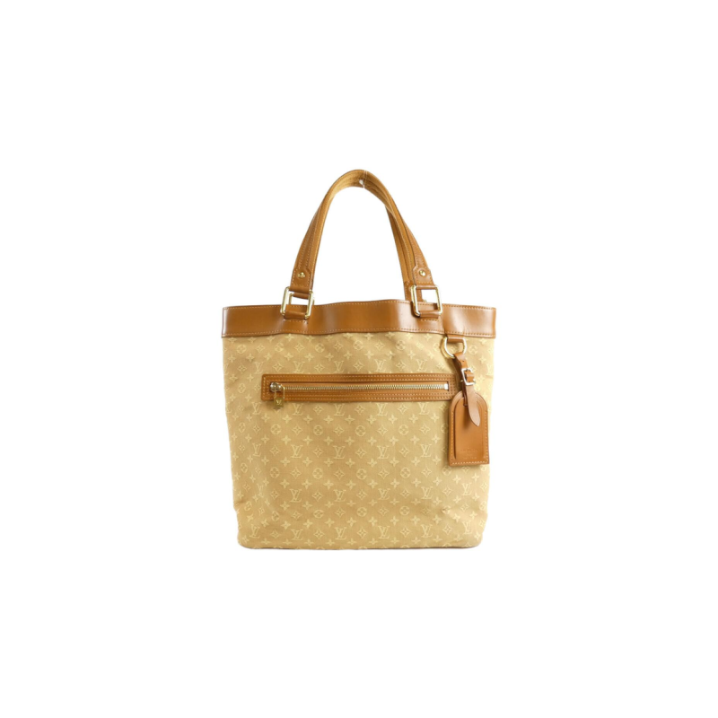 中古LV路易威登女包B级9新Monogram Mini RoussilleGM手提包复古
