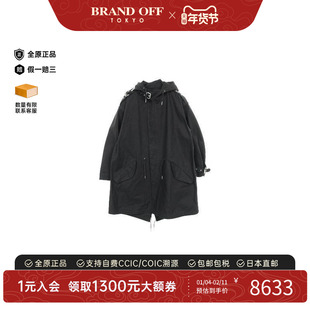 中古Celine赛琳女A级95新coat风衣外套棉外套黑色