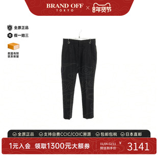 中古LV路易威登女B级9新Pants裤子羊毛裤子黑色