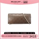 中古GUCCI古驰女包A级95新Guccissima Chain Wallet斜挎包