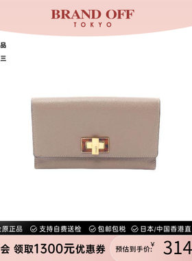 中古Fendi芬迪长钱包レディース