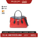 中古LV路易威登女包A级95新Handbag手包牛皮手提包红色BRANDOFF