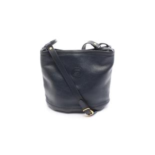 中古Gucci古驰女包B级9新Shoulder bag肩包牛皮斜挎包蓝色