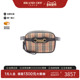中古Burberry博柏利女包A级95新waist bag腰包帆布腰包浅褐色正品