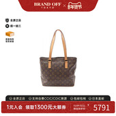 中古LV路易威登女包B级9新Cabas Piano钢琴包手提单肩包BRANDOFF