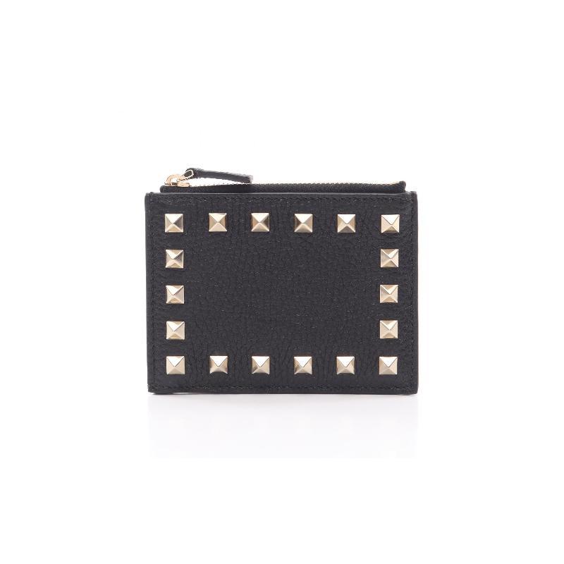 中古奢侈品Valentino华伦天奴女S级99新card case卡包牛皮零钱包