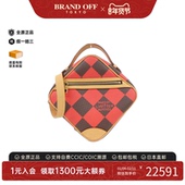 Messenger棋盘格单肩包时尚 中古LV路易威登通用A级95新Pop Chess