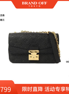 中古LV路易威登女包A级95新Shoulder bag肩包牛皮斜挎包黑色正品