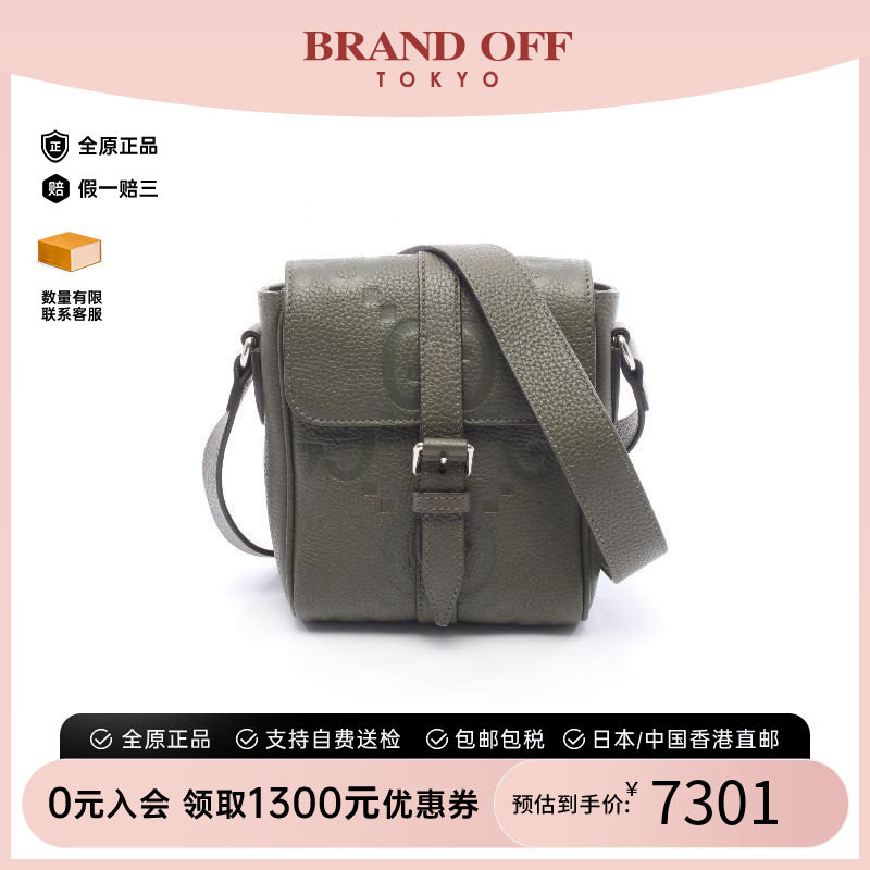 中古Gucci古驰斜挎包メンズ牛皮