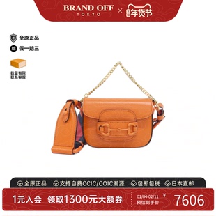 中古GUCCI古驰女包A级95新GUCCI HORSEBIT 1955斜挎包BRANDOFF