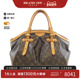 中古LV路易威登女包B级9新 Tivoli饺子包老花手提包正品 BRANDOFF