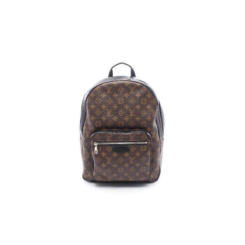 中古LV路易威登男包A级95新Josh涂层防水帆布双肩包棕色BRANDOFF