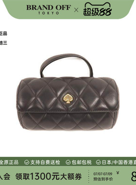 中古Kate Spade凯特丝蓓女包A级95新Handbag手包牛皮手提包黑色