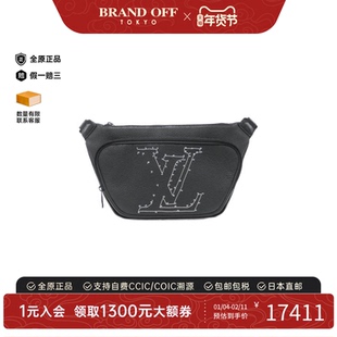 中古LV路易威登通用A级95新LV Stitch Sling Bag字母腰包BRANDOFF
