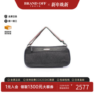 中古Gucci古驰女包A级95新Handbag手包牛仔布手提包黑色