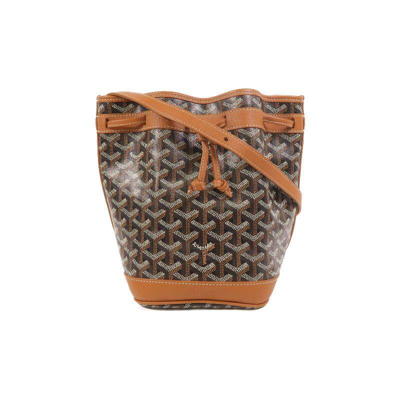 中古Goyard戈雅女包A级95新Shoulder bag肩包帆布单肩包黑色