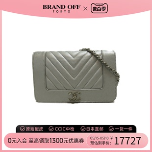 BRANDOFF 中古CHANEL香奈儿女包A级95新chain wallet斜挎包时尚