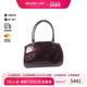 中古LV路易威登女包A级95新bag包漆皮单肩包棕色HK时尚 BRANDOFF