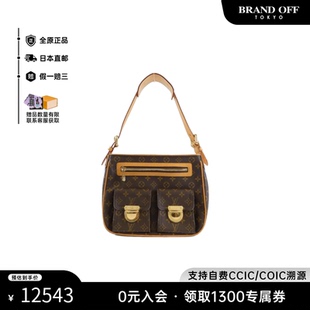 中古LV路易威登女包B級9新Hudson老花單肩包設計感個性 BRANDOFF