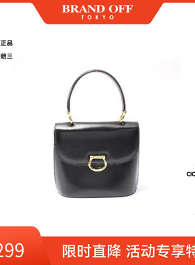 中古Celine赛琳女包BC级handbag手提包牛皮手提包黑色BRANDOFF