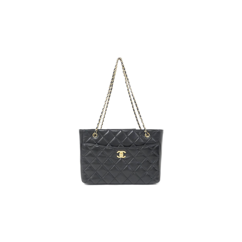 中古CHANEL香奈儿双C单肩女包