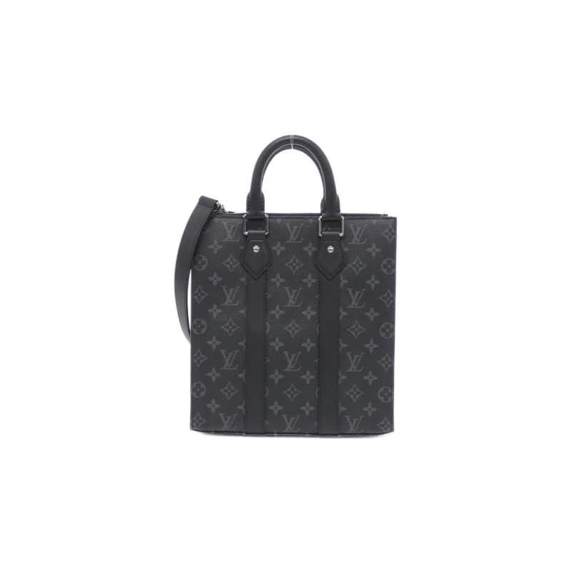 中古LV路易威登男包A级95新Sac Plat Cross琴谱包老花手提斜挎包