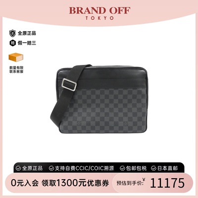 中古LV路易威登男包A级95新Trocadero Messenger斜挎包BRANDOFF