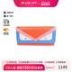 Long 中古Fendi芬迪女B级9新Bi fold Wallet双折长钱包牛皮长钱包