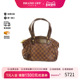 中古LV路易威登女包B级9新Verona棋盘格饺子包手提包正品 BRANDOFF