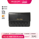 中古Miu Miu缪缪女A级95新wallet钱包羊皮短钱包黑色正品 BRANDOFF